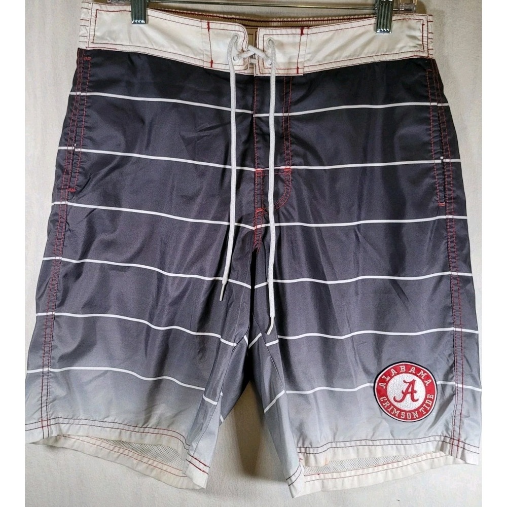 Alabama‎ Crimson Tide Board Shorts Swim Trunks Men's Medium NCAA Blue  Fade Draw